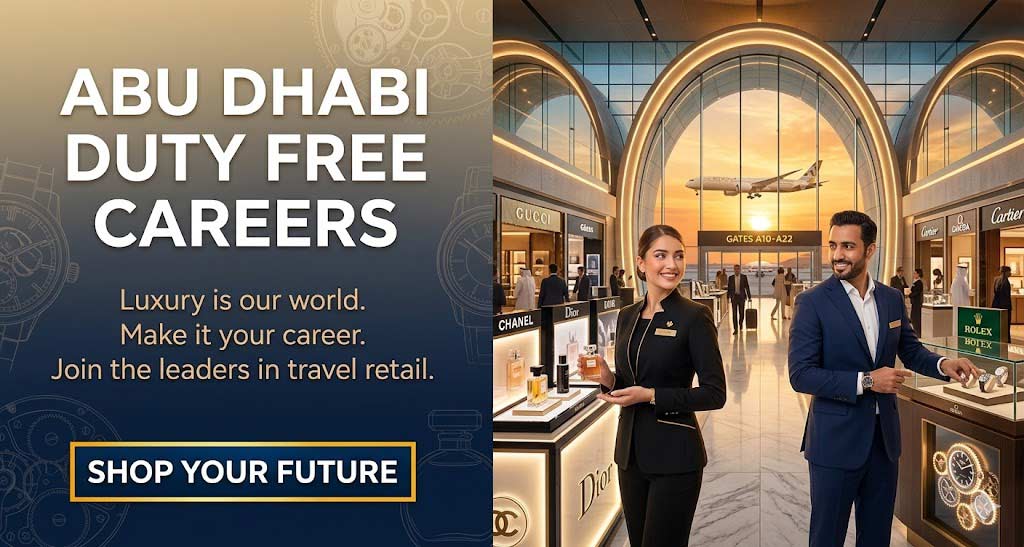 Abu Dhabi Duty Free Shops and Airport Retail Jobs