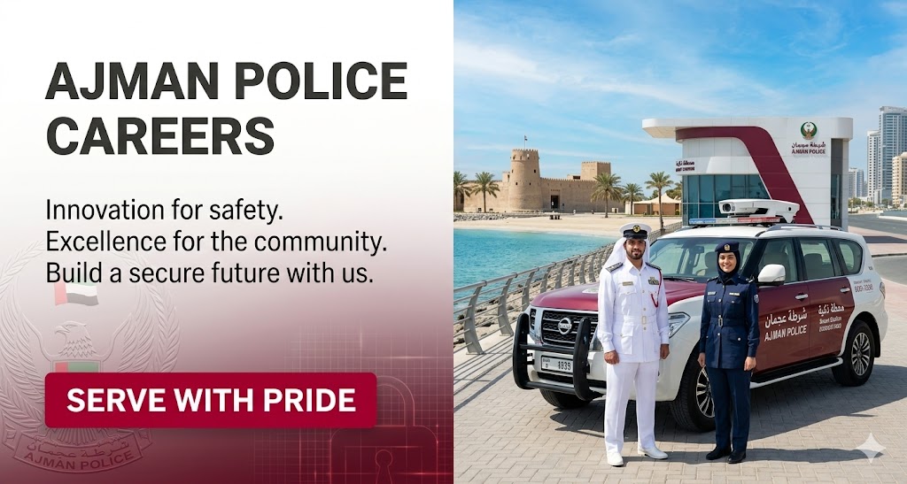 Ajman Police General Headquarters and Patrol Cars