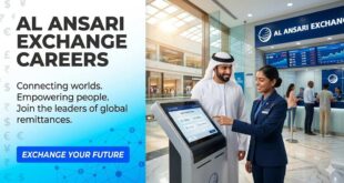 Al Ansari Exchange Branch Counter and Cashier Recruitment