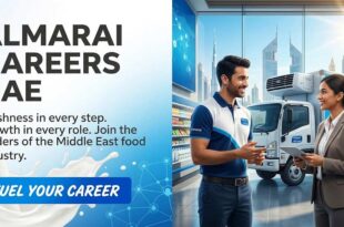 Almarai Distribution Trucks and Van Salesman in Dubai
