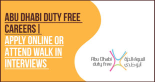 Abu Dhabi Duty Free Shops and Airport Retail Jobs