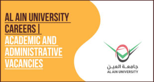 Al Ain University Campus and Pharmacy College Recruitment