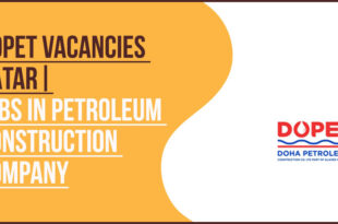 DOPET Qatar Vacancies Oil and Gas Engineering and Technical Roles