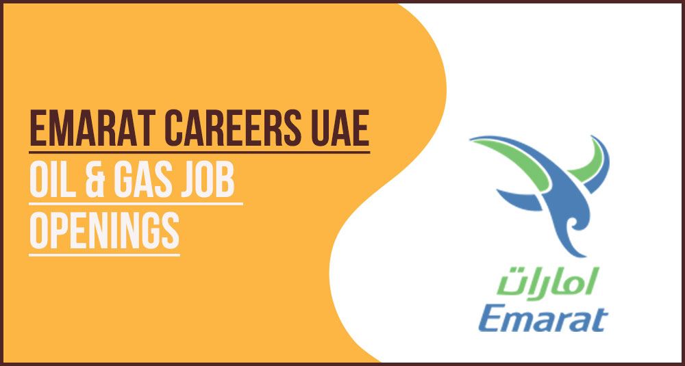 Latest Emarat Careers UAE recruitment advertisement for energy sector vacancies in Dubai.