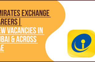 Emirates Exchange Careers recruitment banner for finance and teller positions in Dubai.