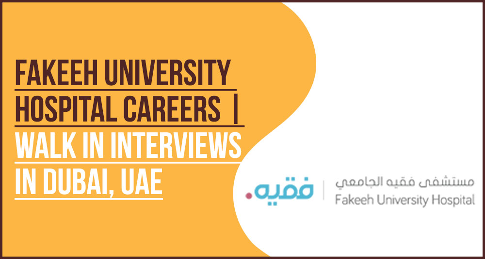 Fakeeh University Hospital Careers thumbnail with logo and text: "Apply for Healthcare Jobs in Dubai." Fakeeh University Hospital Careers thumbnail with logo and text: "Apply for Healthcare Jobs in Dubai."