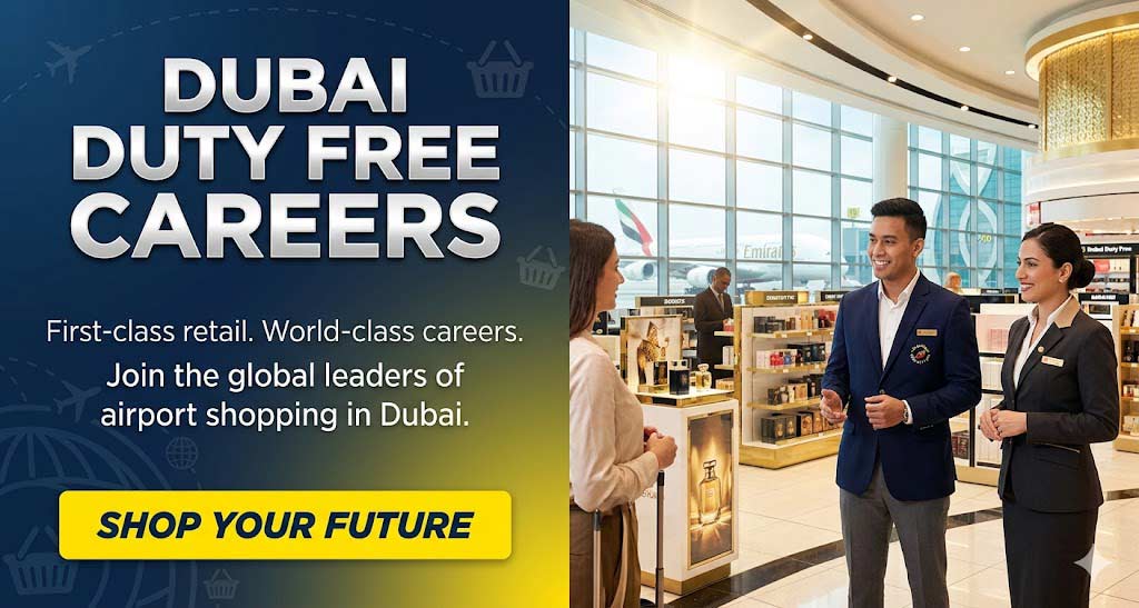 Dubai Duty Free Careers Retail Sales and Warehouse Staff Roles