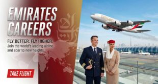 Emirates Airlines Cabin Crew and A380 Pilots at Dubai International Airport