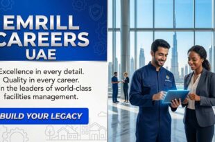 Emrill Careers recruitment advertisement for facilities management and engineering staff.