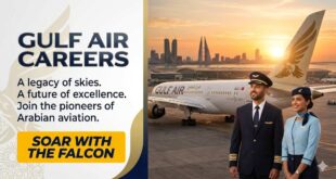 Gulf Air Cabin Crew and Pilots at Bahrain International Airport