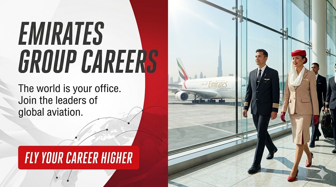 Emirates Cabin Crew and Ground Staff Team Jobs