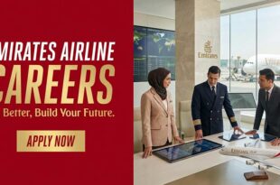 Emirates Airlines Cabin Crew and A380 Pilots at Dubai International Airport