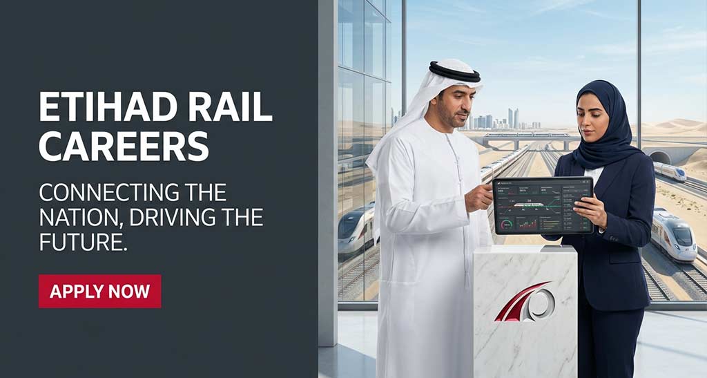 Etihad Rail Careers: Apply for New Job Vacancies in UAE
