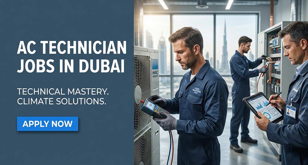 AC Technician Jobs in Dubai AC Technician Jobs in Dubai